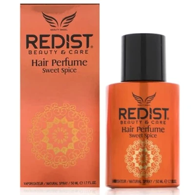 Image de Redist Hair Perfume SWEET SPICE Argan Parfum Pour cheveux femme longue durée Neutralise les odeurs désagréables Spray de 50 ml soin des et brillance tous jours