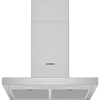 Image de Siemens iQ500 LC67BCP50 hotte 640 m3/h Monté au mur Acier inoxydable A Hottes (640 m3/h, Conduit / Recirculation, A, B, 60 dB)