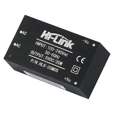 Image de Hi Link HLK 20M05 Module d&#039;alimentation abaisseur AC DC 220 V vers 5 20 W intelligent pour ménage (1 pièce)