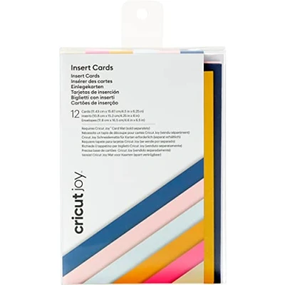 Image de Cricut Joy Insert Cards Sensei 11,4 cm x 15,9 (4,5 6,25) 12 pack Pour une utilisation avec
