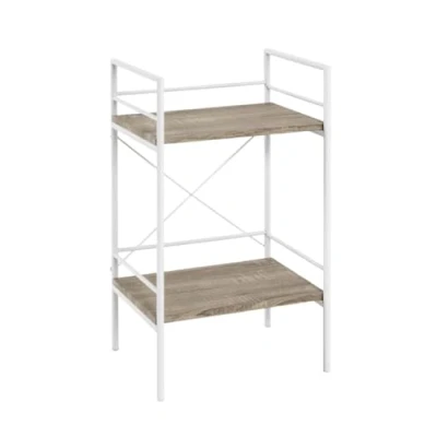 Image de HAKU Möbel Table D&#039;Appoint, MDF, Chêne Blanc Clair, L 34 X P 27 H 62 cm