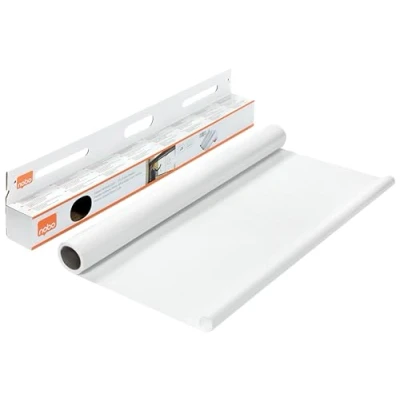 Image de Nobo 1905156 Lot de 25 Feuilles Tableau Blanc à coller n&#039;importe où pour une surface effaçable sec instantanée/amovible 800 x 600 mm