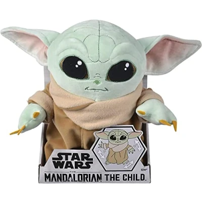 Image de Disney 6315875802 Mandalorian Peluche The Child Baby Yoda articulée 30 cm dans Une boîte de présentation sous Licence Officielle pour Tous Les âges, 6315875802, Multicolore