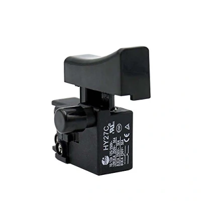 Image de KEDU HY27C 125/250V 16/12/8(6) A Interrupteur de Déclenchement Outils Électriques Interrupteurs à Bouton poussoir pour Scies Marteau Machine Découpe Lock Off 2 Pack