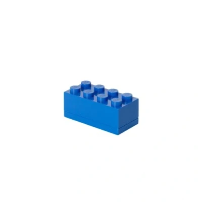 Image de boîte LEGO Mini 8 plots, insert pour repas, snacking, bleu