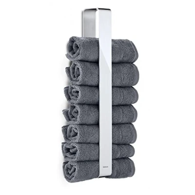 Image de Blomus 68954 Nexio Porte Serviette d&#039;invité Acier Inoxydable/Plastique Argent 8,1 x 47 cm
