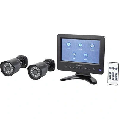 Image de Set pour caméra de Surveillance Sygonix SY 4600588 AHD 2 canaux avec caméras 1280 x 720 Pixels
