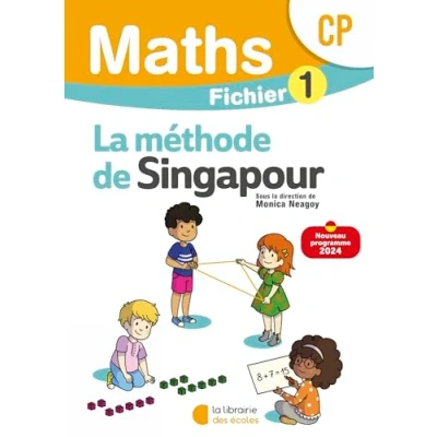 Image de Mathématiques CP (2024) Méthode de Singapour Fichier élève 1 Livre d’occasion Très bon