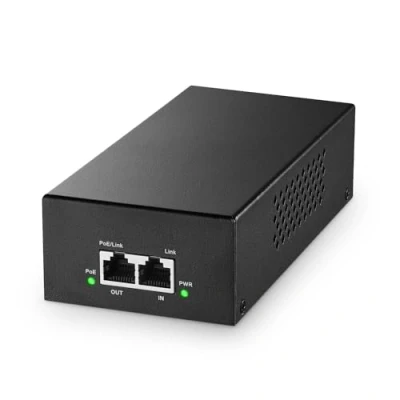 Image de YuLinca Gigabit PoE+ Injector 90W, 802.3af/at/BT Power Over Ethernet Metal PoE Adapter, 10/100/1000Mbps, Non to Plug &amp; Play, Distance Up 100 Meters (328 ft.)