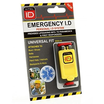 Image de Beeswift Wsid05 d&#039;urgence ID ajustement universel Tag, EN Polycarbonate