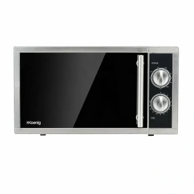 Image de H.Koenig VIO7, Micro onde avec Grill, 23L, Minuterie jusqu&#039;à 30 min, 5 Niveaux de Puissance, Chauffé, Mode Grill et Décongélation, Plateau Tournant 27Cm