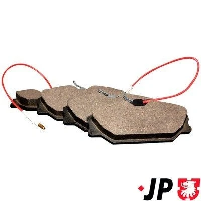 Image de JP GROUP 4363600210 Jeu de plaquettes frein Essieu avant avec contact du palpeur d&#039;usure intégré RENAULT: Scénic 1, LAGUNA MEGANE 1