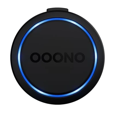 Image de OOONO CO Driver NO2 Alarme de Sécurité Routière Optimisée Avertissement des Radars et Dangers la Route Rechargeable Indicateur LED Compatible avec CarPlay Android Auto