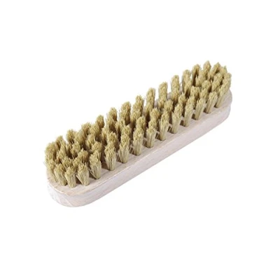 Image de Kaps Brosse à Polir Les Chaussures 100% Crins de Cheval ou Poils Synthétiques Solides pour Nettoyer et &amp; Sacs en Cuir (Synthétique 16 cm / 6.3 inch)