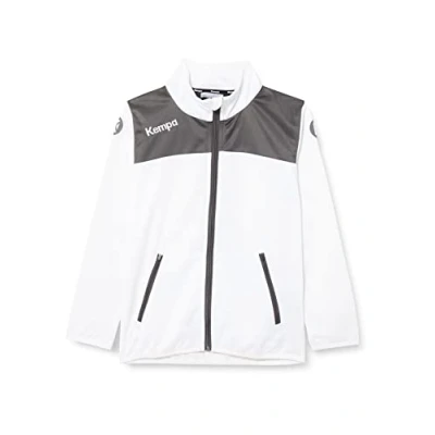 Image de Kempa Emotion 2.0 Poly Jacket Homme, Blanc/Anthracite, 4XL