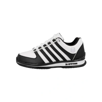 Image de K SWISS Baskets basses, Homme, Taille: 41, White/white/black Cuir