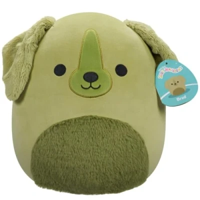 Image de Squishmallows FuzzAMallows Peluche Brad Le Retriever Vert 30 cm Original 2024