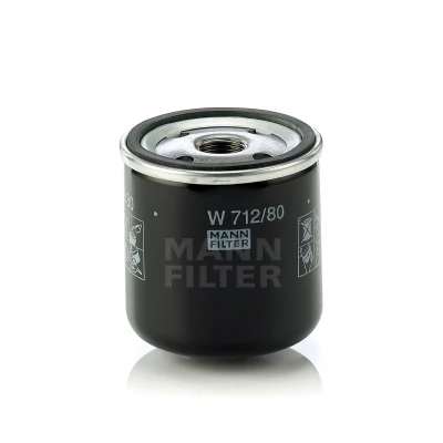Image de MANN FILTER W 712/80 Filtre à huile 3/4 16 UNF avec un clapet de non retour vissé SAAB: 900 II 3/5 portes, 9 5 Berline, Break