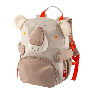 Image de Sigikid Sac à dos pour enfants de 2 5 ans, robuste, léger, adapté aux enfants, crèche, excursions, loisirs, 5,2 l, Gris/koala, s, Décontracté