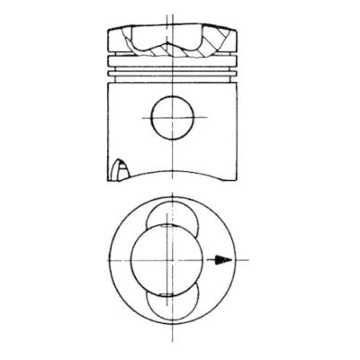 Image de KOLBENSCHMIDT 93741960 Kit de réparation, Piston / Chemise cylindre