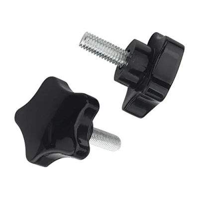 Image de Yudesun Quincaillerie Étoile Poignée Bouton Serrage M4 M5 M6 M8 M10 Plastique Tête de Vis Pouce à Main Mâle Filetage
