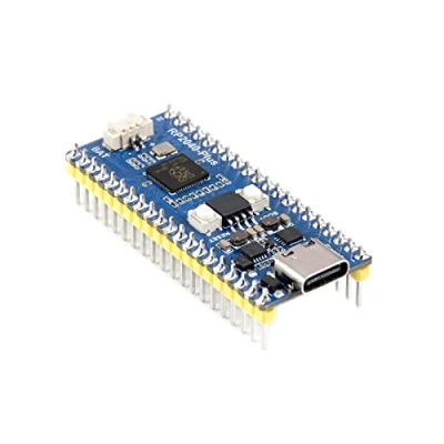 Image de Waveshare RP2040 Plus avec Header, Pico Like MCU Carte Basée sur Raspberry Pi Puce, Processeur Dual Core Arm, Intégré 4MB Flash, USB C Connecteur, en tête de Recharge et DC Puce
