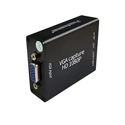 Image de Convertisseur vidéo VGA vers USB 2.0, Appareil de Capture Audio et vidéo, Plug and Play, sans clé USB, Outil HD 1080p pour Windows, Linux Android