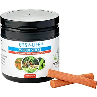Image de Easy Life Pack de 25 Root Sticks Bâtonnets des racines pour les plantes d&#039;aquarium (Cryptocorynes, Echinodorus et Lotus)