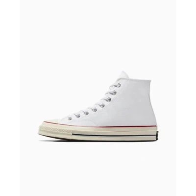 Image de Converse Mixte Taylor Chuck 70 Hi Sneakers Basses, Multicolore (White/Garnet/Egret 102), 41.5 EU