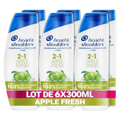 Image de 6 Shampoings Apple Fresh 2en1 300ml Head &amp; Shoulders