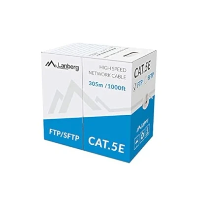 Image de Câble Réseau Rigide UTP 6ème Catégorie Lanberg LCF5 10CC 0305 S CAT5e 305m F/UTP (FTP)