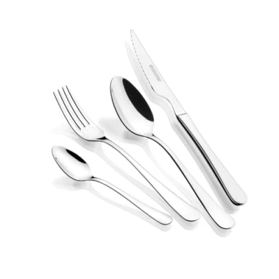 Image de Ensemble de Couverts Monix Acier inoxydable 24 pièces Compatible lave vaisselle Finition brillante