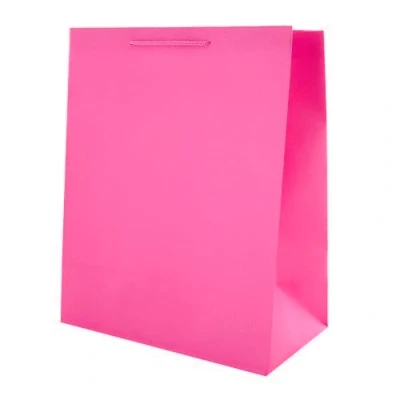Image de Hallmark Grand sac cadeau multi occasions Rose vif uni