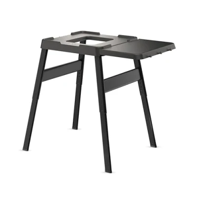 Image de Ninja Woodfire table d&#039;appoint, support réglable et latérale, pour barbecue, grill four d&#039;extérieur, solide de cuisine extérieur à pizza, noire, 4718J800EUUK