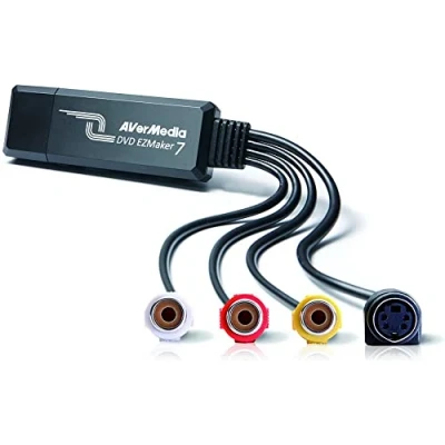 Image de AVerMedia DVD EZMaker 7 cartes d&#039;acquisition vidéo (USB, Win Enterprise/ Enterprise x64/ Home Basic/ Basic x64, Wind, CyberLink PowerDirector 9 DE, PowerProducer 5 DVD, Pentium 4 2.4 GHz)