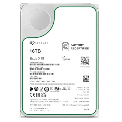 Image de Seagate Disque Dur Interne Exos 7E10 Enterprise Class 10 to HDD 3,5&quot; Modèle n : ST10000NM017B (remis à Neuf)