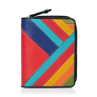 Image de VISCONTI Twofold (RB53) Portefeuille en cuir pour femme multicolore Petit sac à main Multicolore,