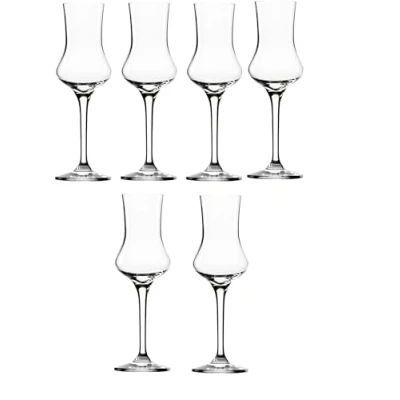 Image de Stölzle_Lausitz Lot de 6 verres à distillat professionnels 185 ml Verre cristal élégant Passe au lave vaisselle Qualité supérieure Beau aspect uniforme Incassable