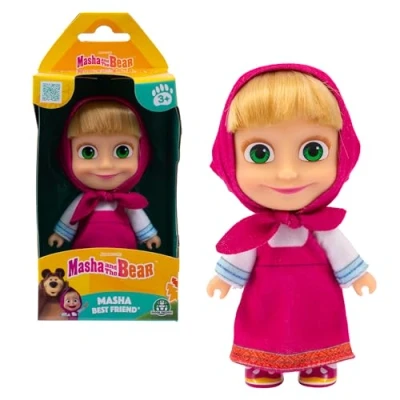 Image de Masha &amp; Michka, Poupée 12 cm, à Collectionner, modèles aléatoires, Jouets pour Enfants partir de 3 Ans, GIOCHI PREZIOSI, MHA00
