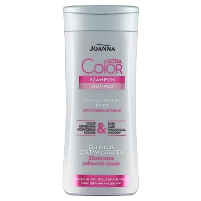Image de Joanna Ultra Colour System Hair Shampoo Pink Shade Blond Grey 200ml