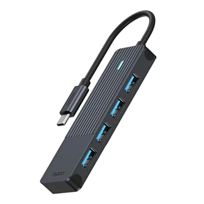 Image de Rapoo UCH 4001 carte et adaptateur d&#039;interfaces USB 3.2 Gen 1 (3.1 1) Neuf