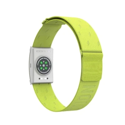 Image de COROS Capteur de Fréquence Cardiaque, Confortable, Facile à Porter, Détection Automatique du Port, avancé, Données précises, Bluetooth, 38 Heures d&#039;autonomie, Jaune Citron, Habituel