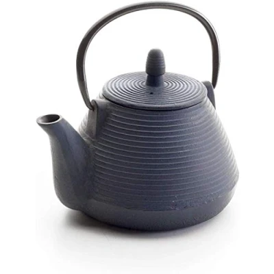 Image de Ibili Théière en Fonte Java, 1 Litre, Intérieur Émaillé, Compatible avec les Plaques à Induction