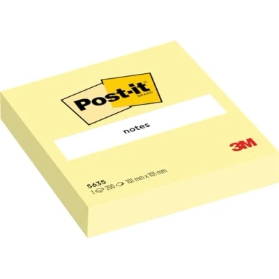 Image de Post it Notes repositionnables 200 feuilles 100 x mm Jaune