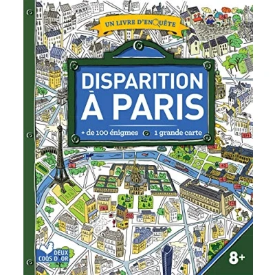 Image de Disparition à Paris Livre avec carte: un d&#039;enquête d’occasion Bon