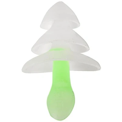 Image de Arena Earplug Pro Bouchons auriculaires de natation , Femme, Transparent/vert, Taille unique