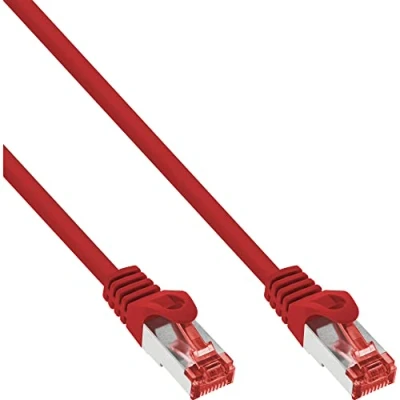 Image de InLine 4043718231836 câble de réseau Rouge 10 m Cat6 S/FTP (S STP)