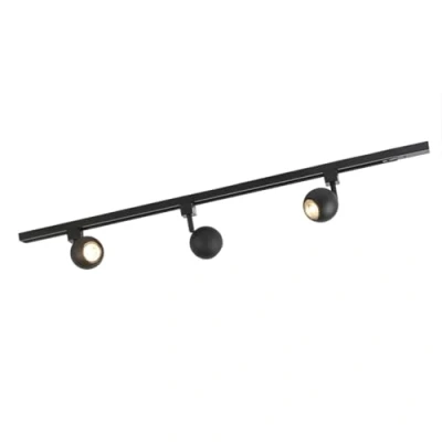 Image de Qazqa Spot Rail Gissi 3 noir