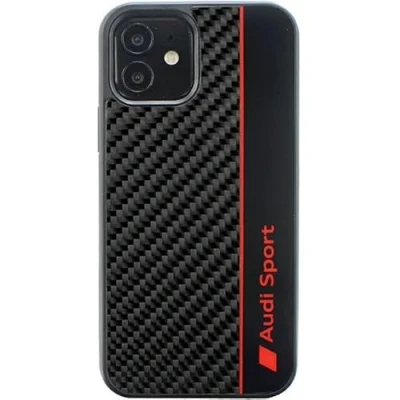 Image de Audi Coque rigide en fibre de carbone pour iPhone 11/XR 6,1&quot; Noir AUS TPUPCIP11 R8/D1 BK