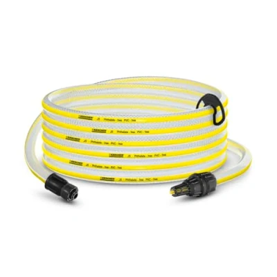 Image de Kärcher 26431000 Tuyau d&#039;aspiration et filtre de 5 m pour accessoire nettoyeur haute pression, blanc, jaune